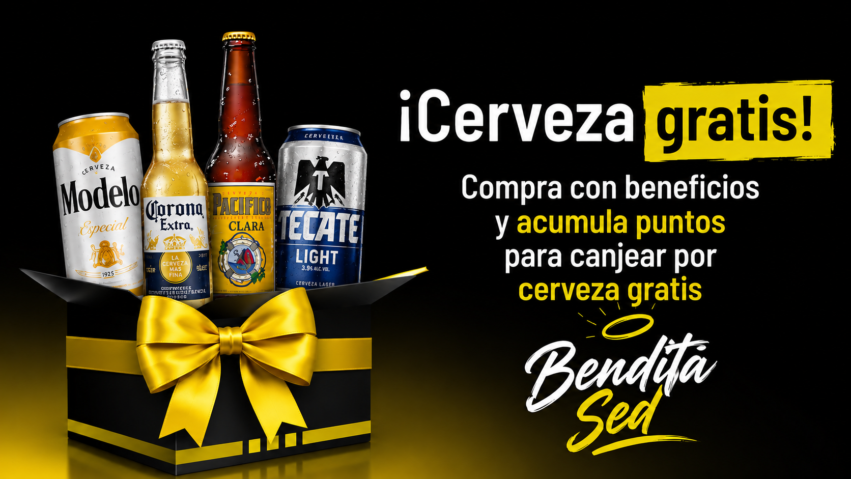 Cerveza gratis: acumula puntos para canjear por cerveza